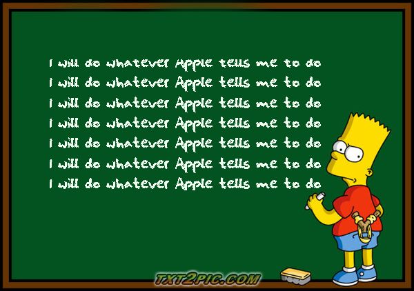 will do what apple says will do what apple says
