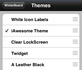 activate winterboard theme