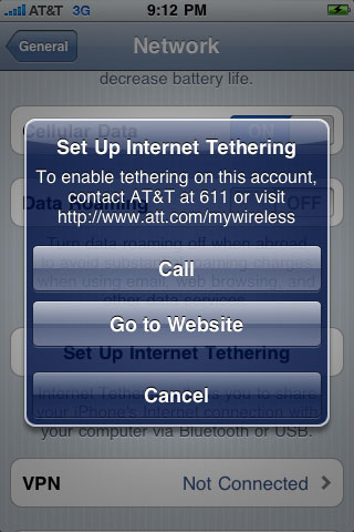att tethering iphone os 4
