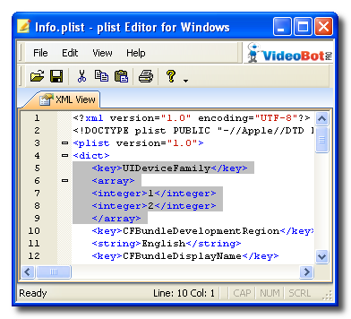 plist edit plist edit