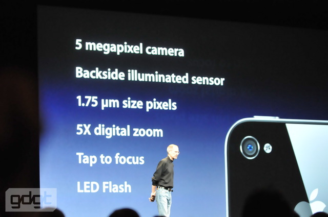 iphone 4 5MP camera