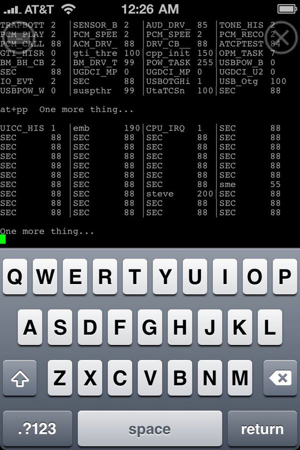 One More Thing... Unlock iPhone 4 by MuscleNerd