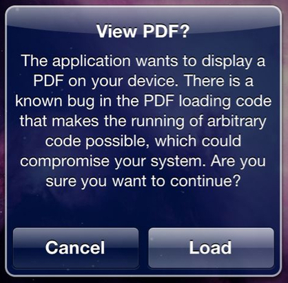 PDF Fix For JailbreakMe