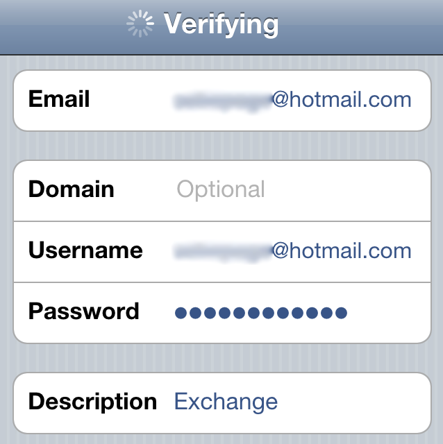 Set Up Hotmail on iPhone