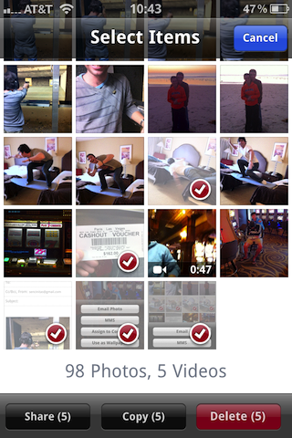 Copy Photos to email