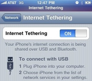 tethering