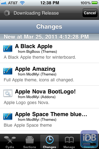 Downloading Changes for 1