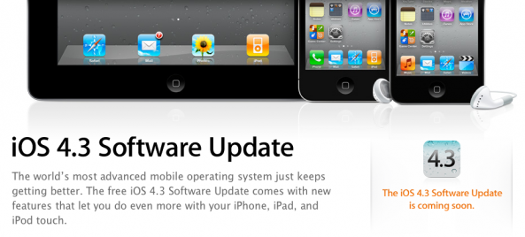 iOS 4.3 update