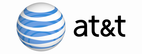 at&t with logo