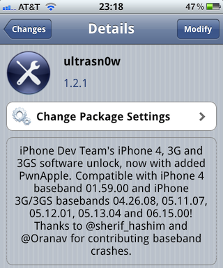 ultrasn0w 1.2.1