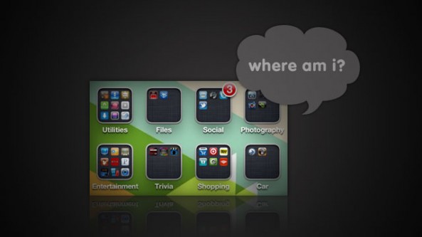 Lost homescreen configuration
