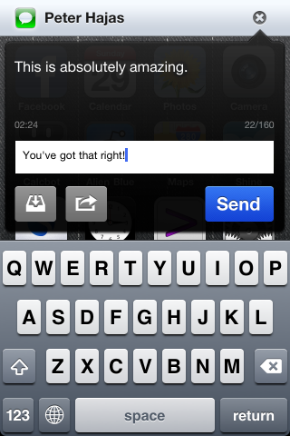 MobileNotifier Quick Reply