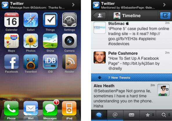 MobileNotifier on Homescreen copy