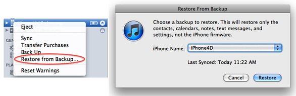 iOS Alternate Restore