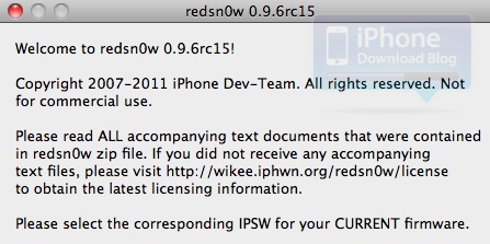 redsn0w 0.9.6rc15
