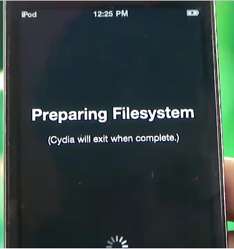 Cydia Preparing FileSystem