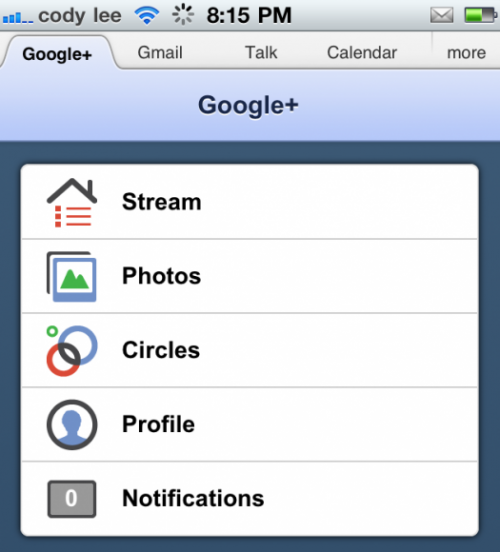 google plus home