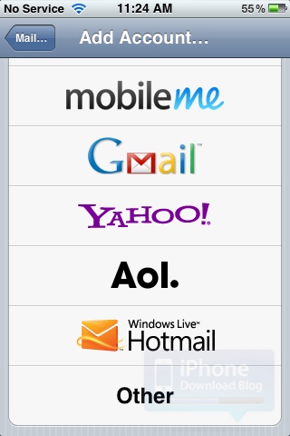 iOS 5 Hotmail