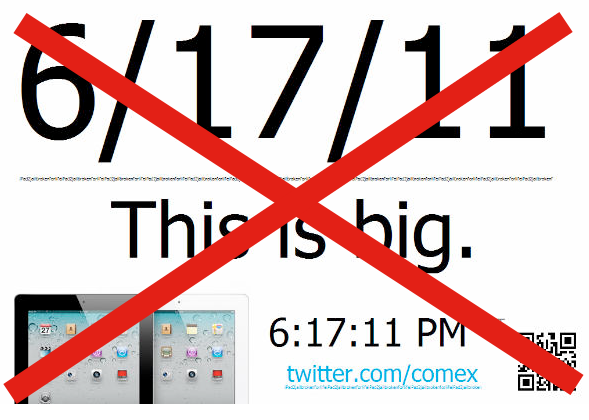 iPad 2 teaser fake