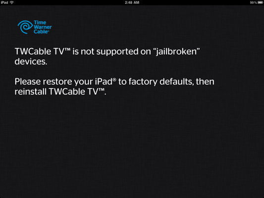 TWC iPad Jailbreak