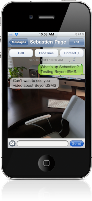 BeyondSMS Camera Wallpaper