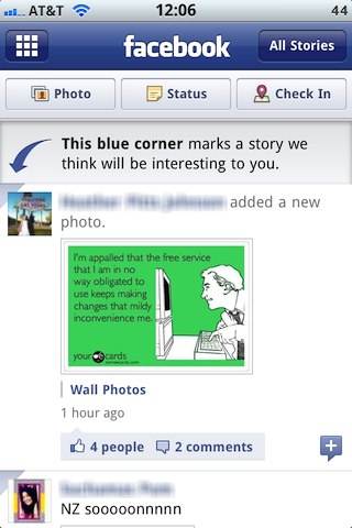 Facebook New Design