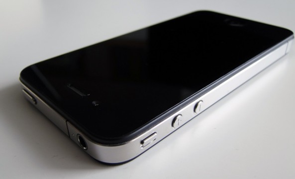 iPhone 4 on table