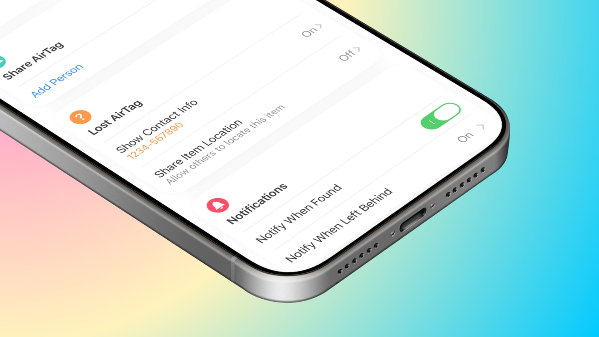 How to put your AirTag or other tracker in Lost Mode