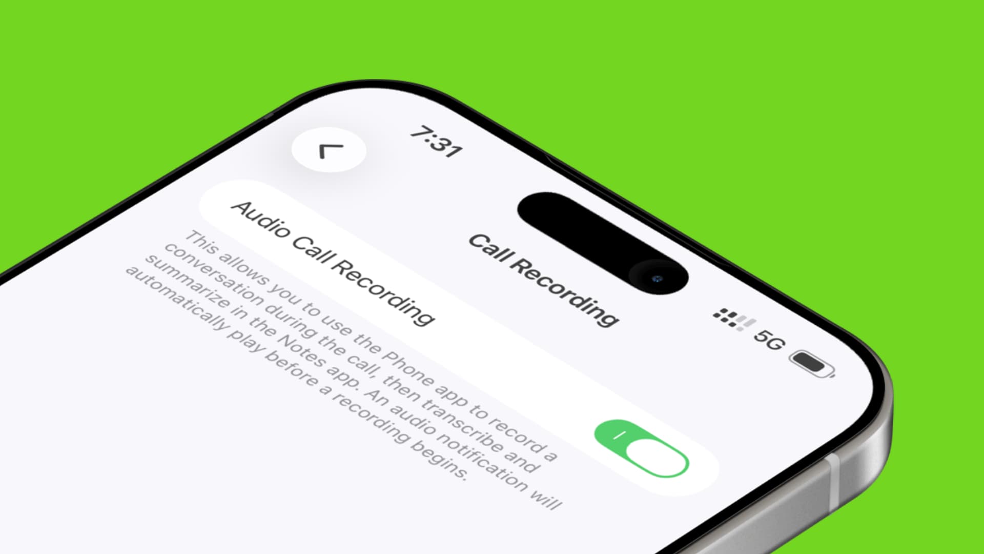 Fix iPhone call recording not working for you