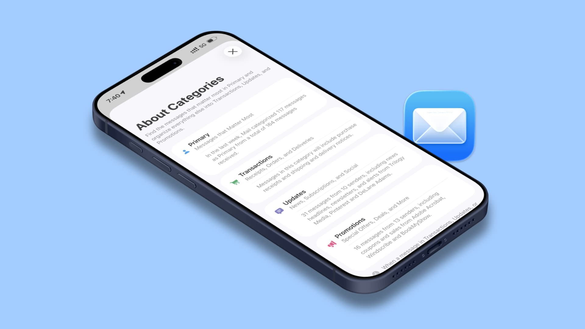 Fix Apple Mail failing to categorize your emails