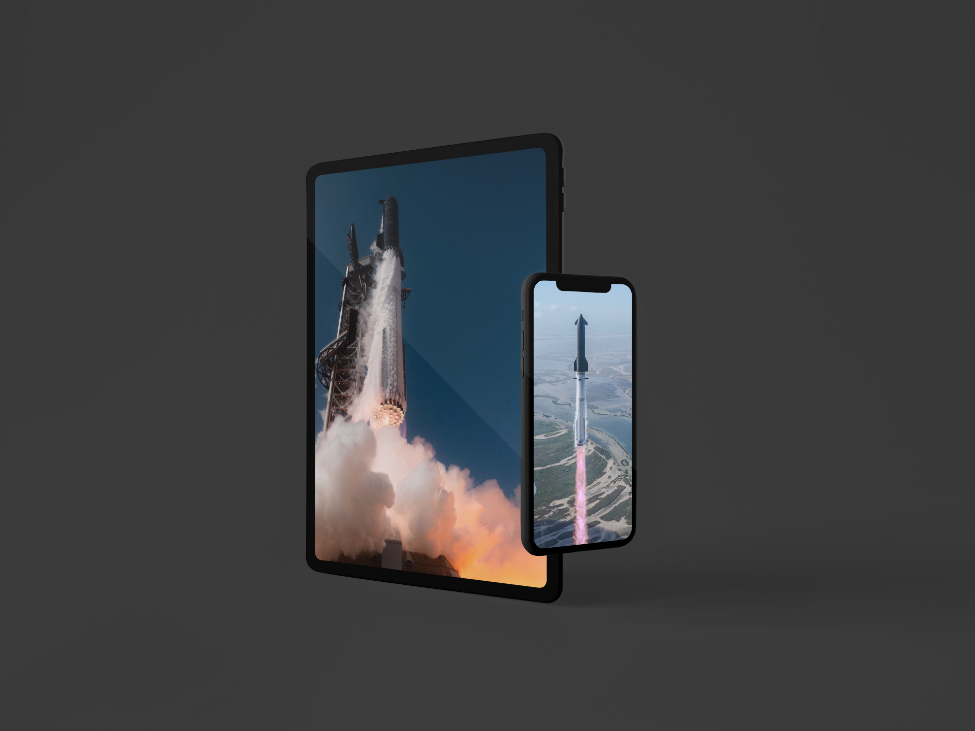 SpaceX wallpapers for iPhone Starship V3 first flight