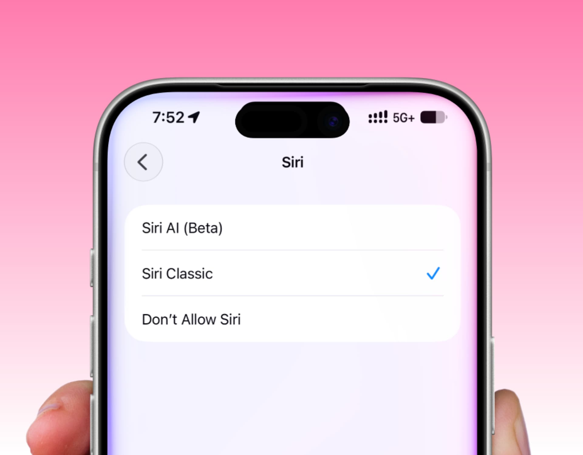 How to switch back to old Siri instead of Siri AI in iOS 27