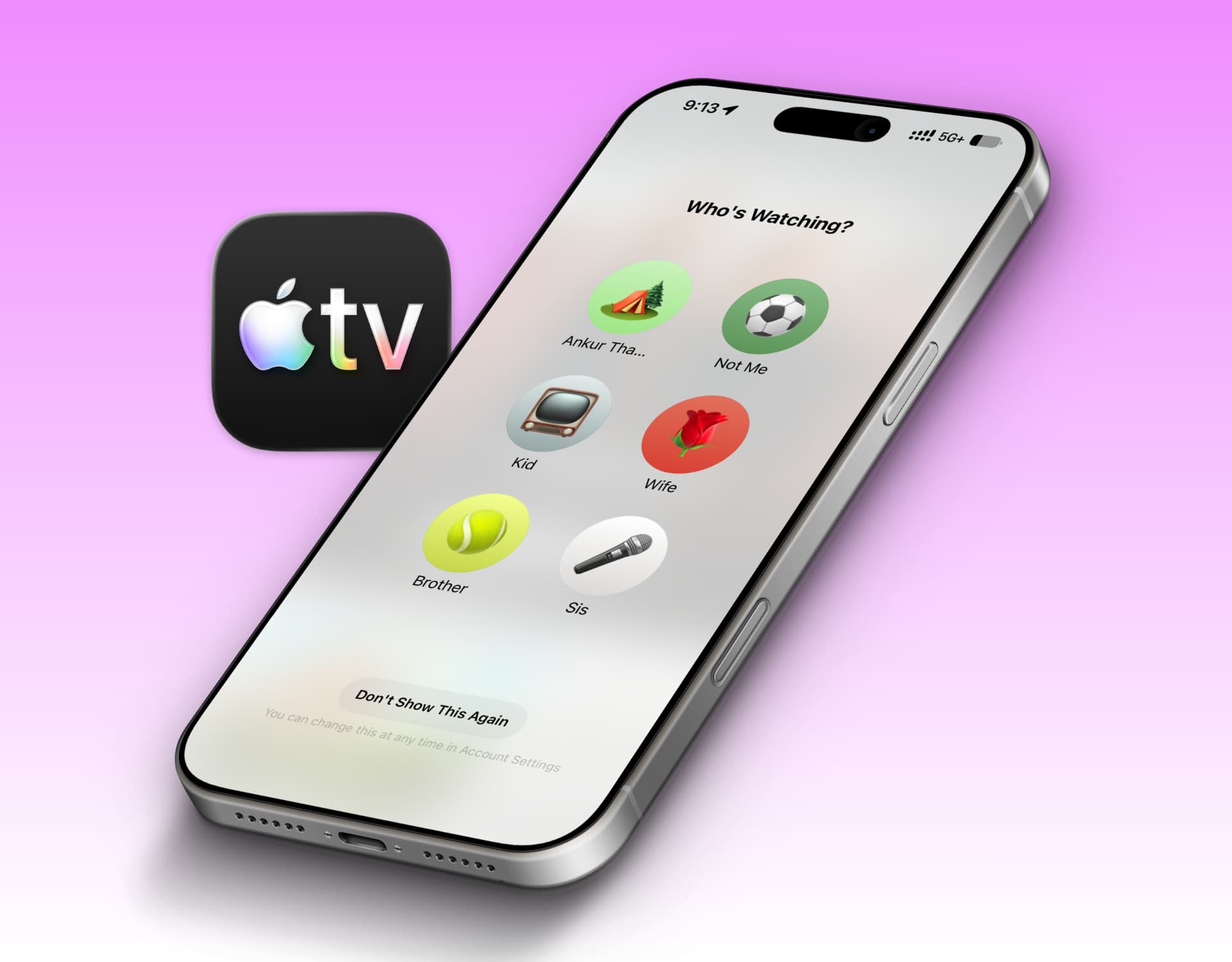 How to create profiles in the Apple TV app for your child&hellip;