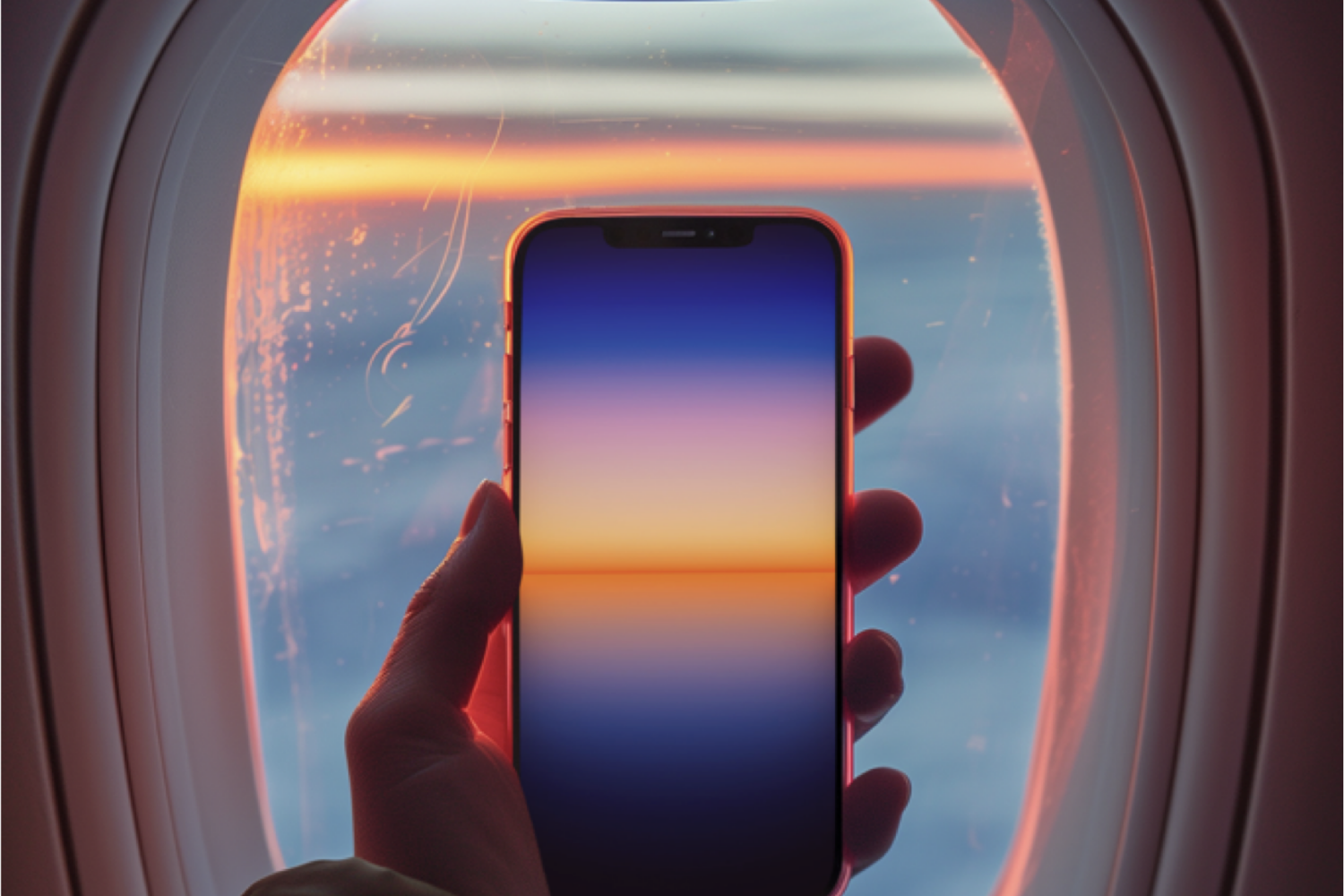 “Folding Boundary” iPhone gradient wallpaper