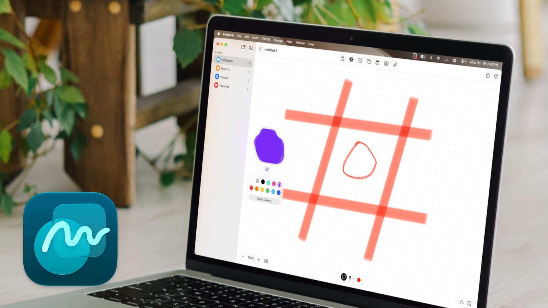 How to draw and sketch in Freeform app on macOS 27