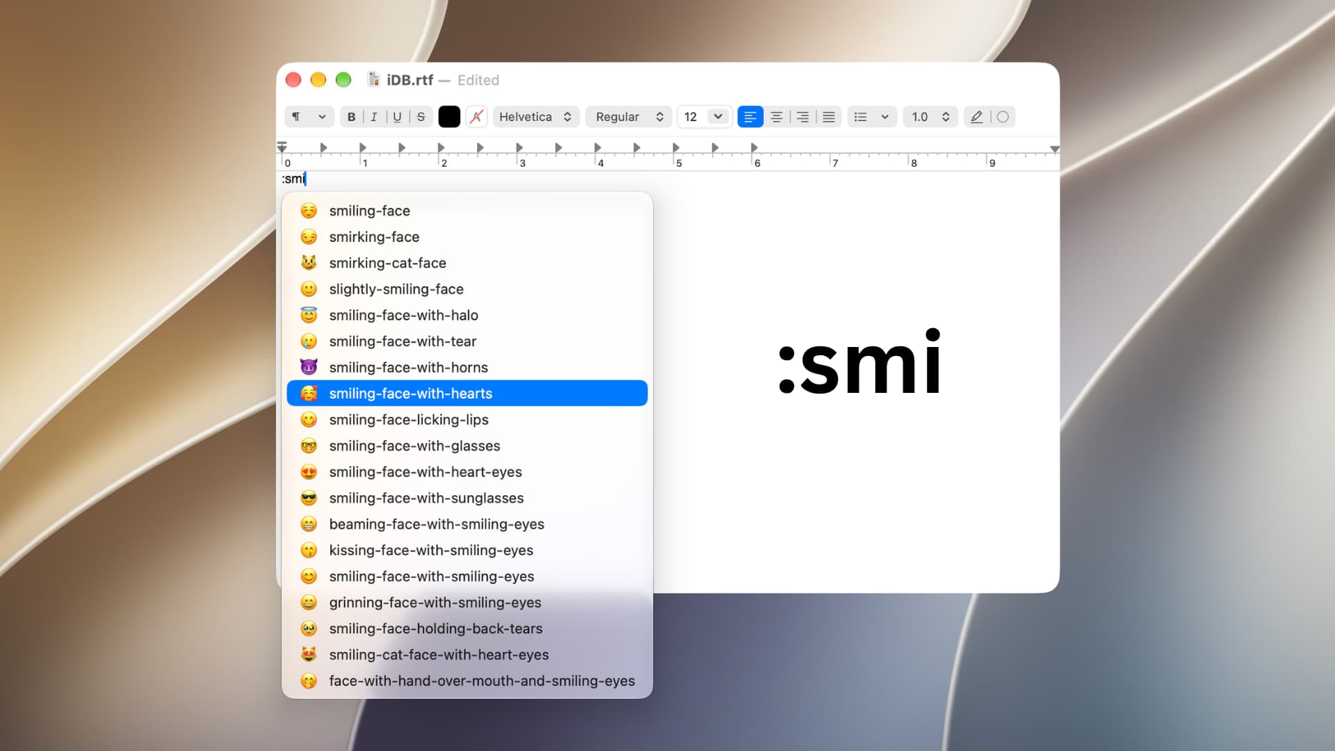 How to quickly insert emojis in macOS 27 with this colon…