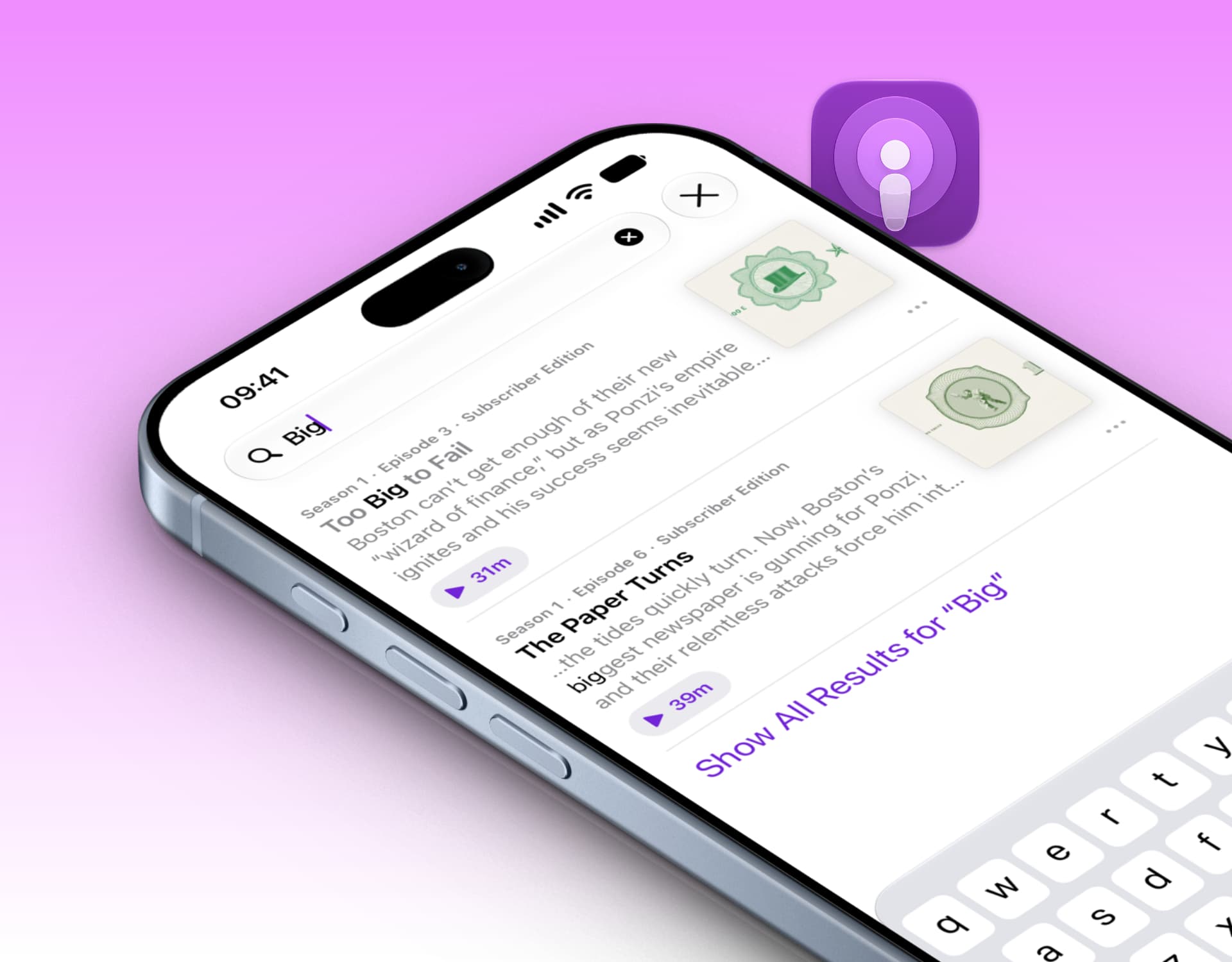 How to search episodes within shows in Podcasts in iOS 27